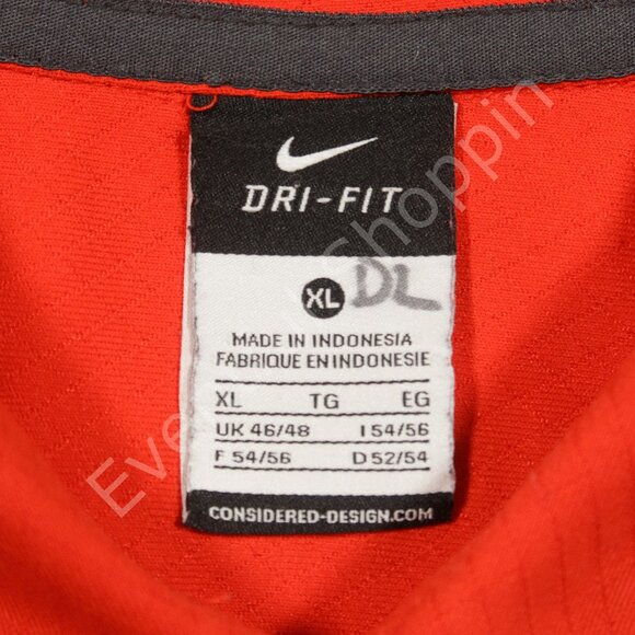 Vintage Y2K Nike Georgia Bulldogs Dri Fit Polo Shirt in Red / Black Size XL - Picture 7 of 8